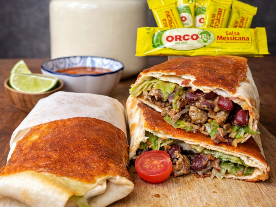 Loaded Burrito with Mexican Sauce
